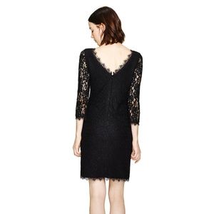 Artizia black lace cocktail dress